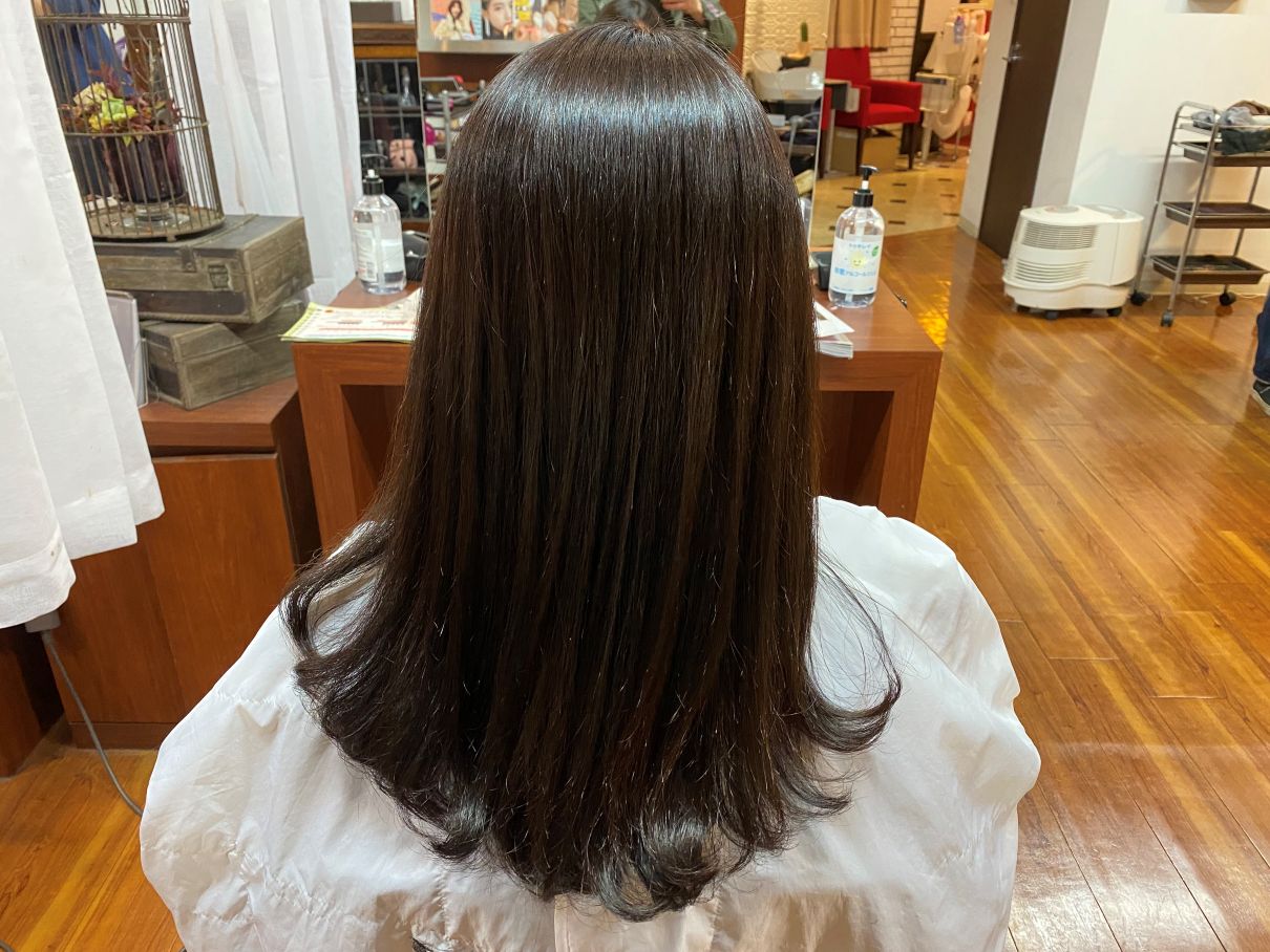 フォームフィクスとGEECHカラーを継続した1年半から2年後の髪